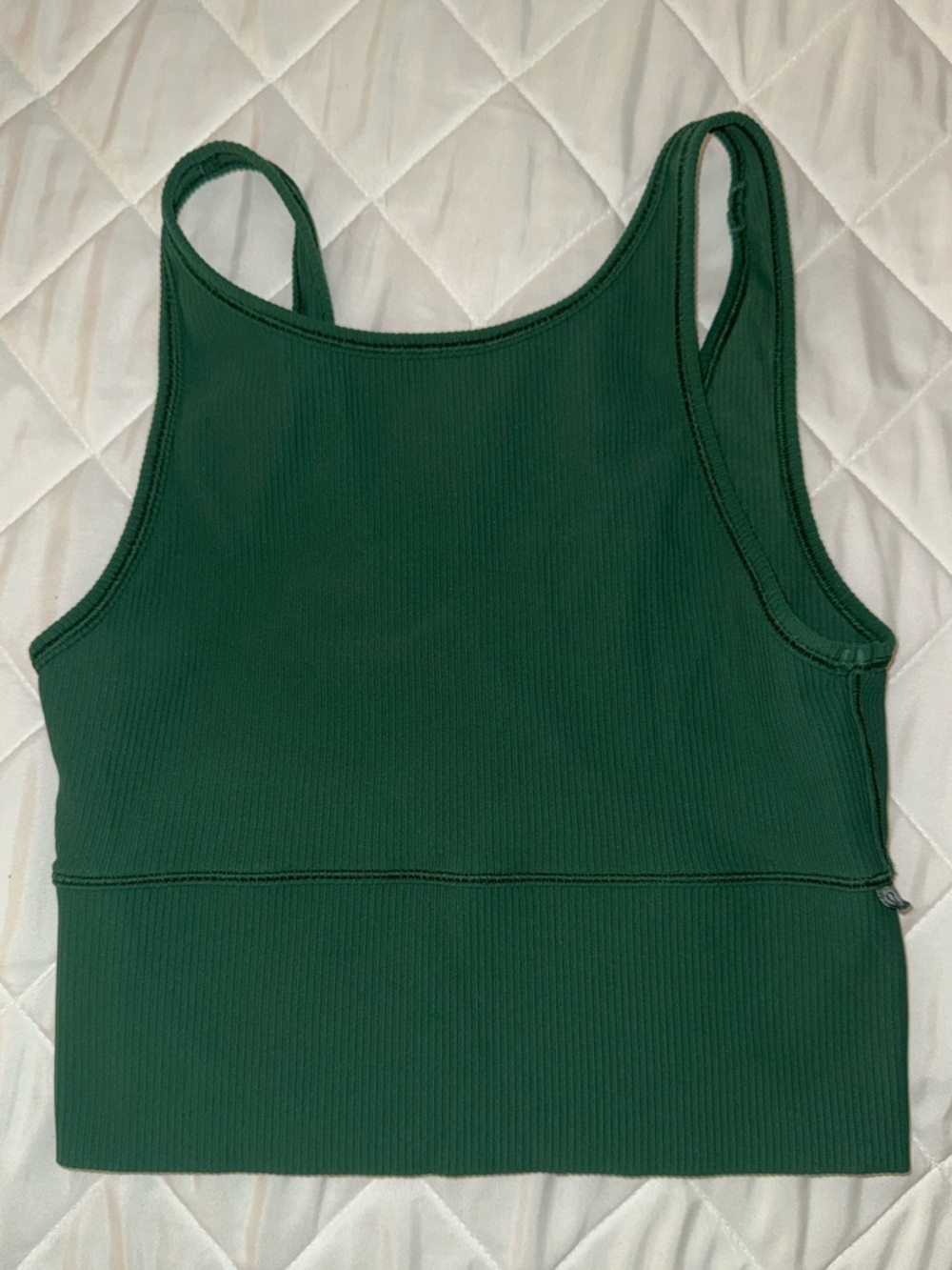 Lululemon Green Ribbed Tank